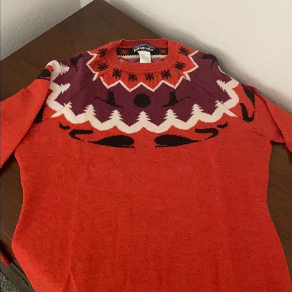 Patagonia fair isle sweater